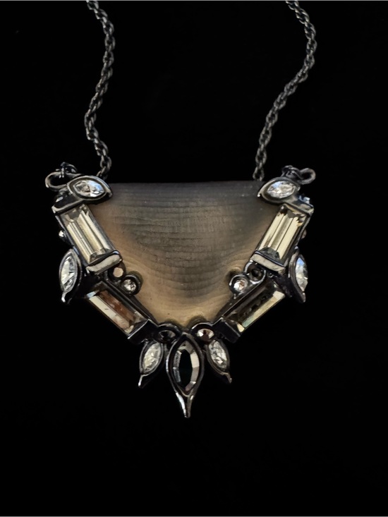 Alexis Bittar Jewelry - Alexis Bittar Lucite & Crystal Pendant Necklace